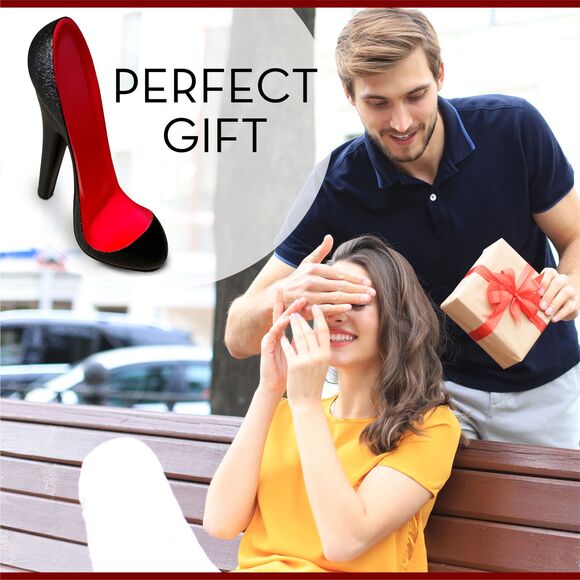 Trovety Chic High Heels Desk Phone Holder - Add Glamour to Your Workspace - Picture 4 of 7